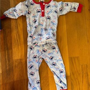 Coastal Santa jammies